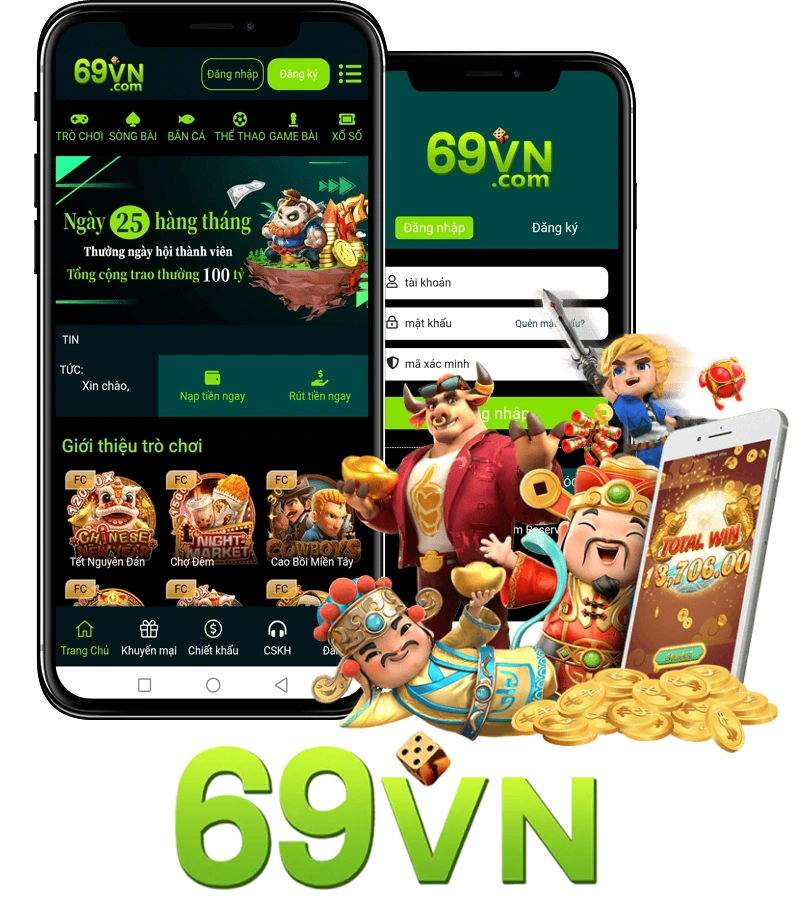 Truy cập 69VN trên thiết bị di động